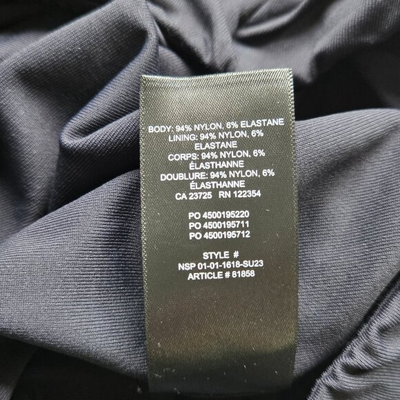 Aritzia BABATON CONTOUR Black Strapless Bodysuit L - Picture 5 of 5